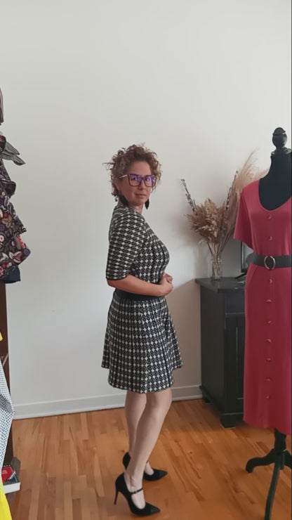 Robe tricot jacquard (M)