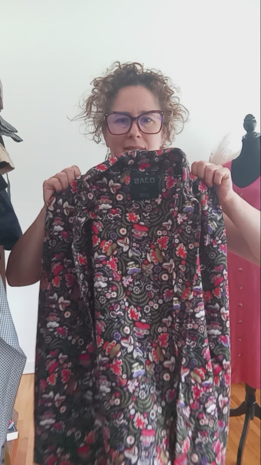 Chemise fleurie (G)