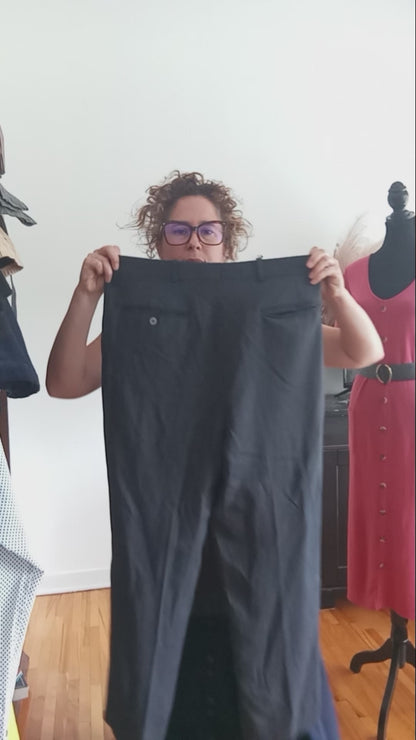 Pantalon gris-bleu (36)