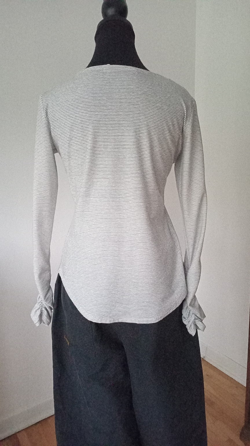 Top blanc YAYA Woman taille P - vue arrière